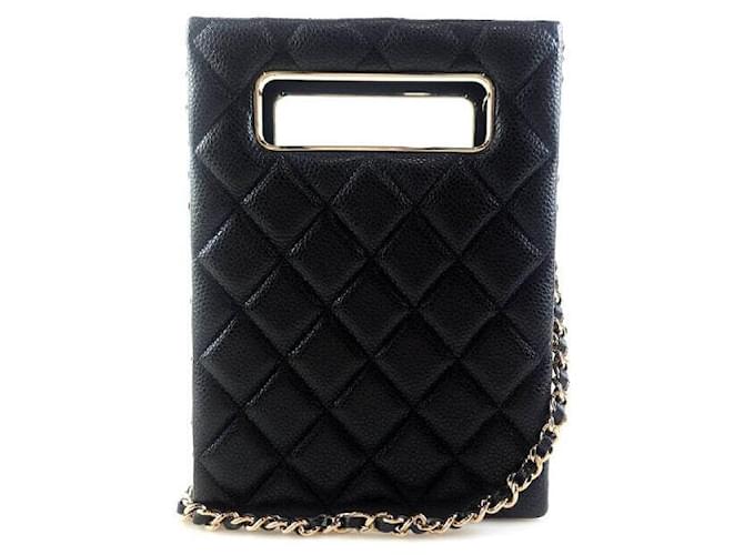 Chanel Borsa a tracolla Caviar Evening Box Nero - vista 3