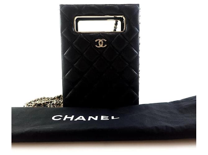 Chanel Borsa a tracolla Caviar Evening Box Nero - vista 6