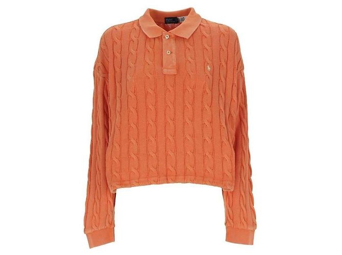 Ralph Lauren Langarm-Polohemd aus Kabelstrick - Ansicht 3