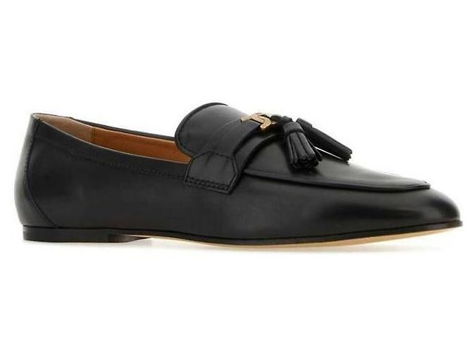 Tod's Mocassini con decorazione a nappine Nero - vista 4