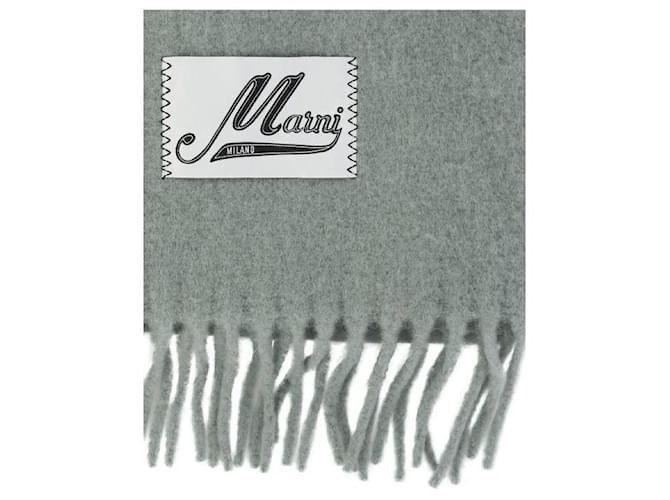 Marni Bufanda de alpaca Castaño - vista 5