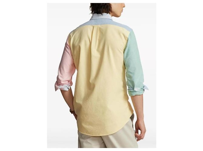 Ralph Lauren Langarm-Oxford-Hemd im Farbblockdesign - Ansicht 6