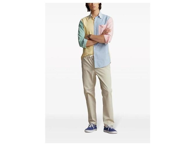 Ralph Lauren Langarm-Oxford-Hemd im Farbblockdesign - Ansicht 7