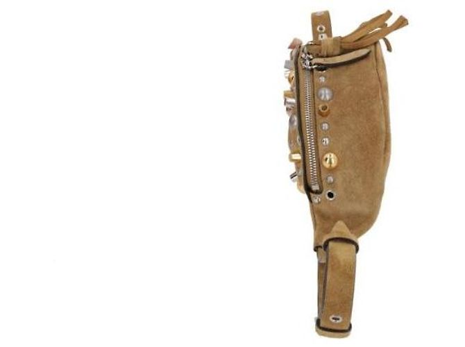 Valentino Wildleder-Gürteltasche CMC RDX Mehrfarben - Ansicht 7
