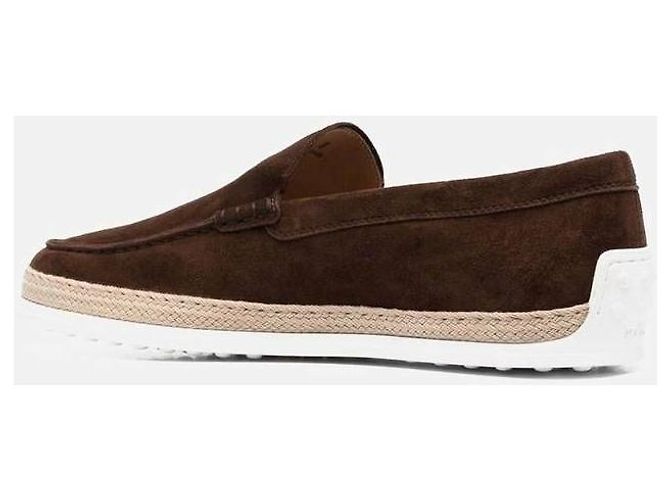 Tod's Espadrillas in camoscio Nero - vista 4