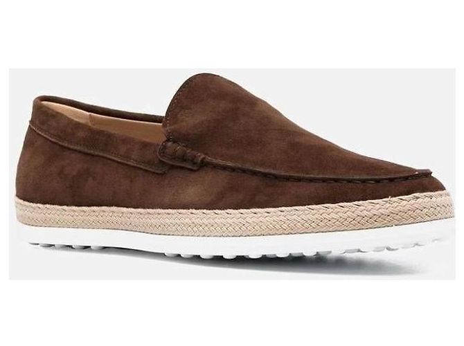 Tod's Espadrillas in camoscio Nero - vista 6
