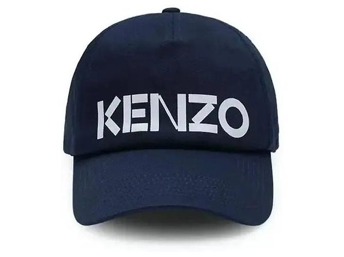 Kenzo Logo-Print-Cap Schwarz - Ansicht 4