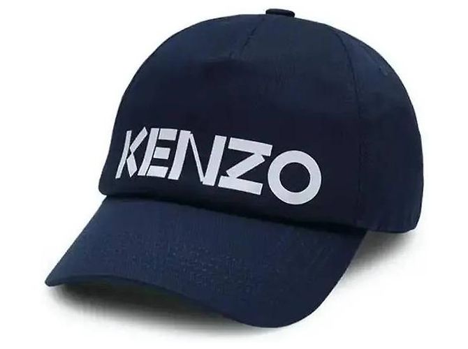 Kenzo Logo-Print-Cap Schwarz - Ansicht 5