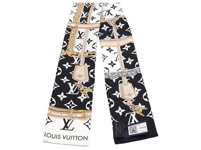 Louis Vuitton Bufanda de seda Monogram Confidential Multicolor - vista 2
