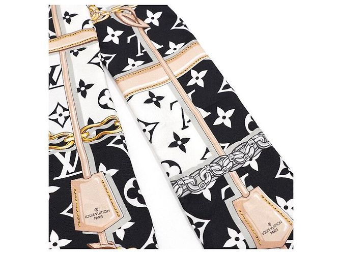 Louis Vuitton Bufanda de seda Monogram Confidential Multicolor - vista 3