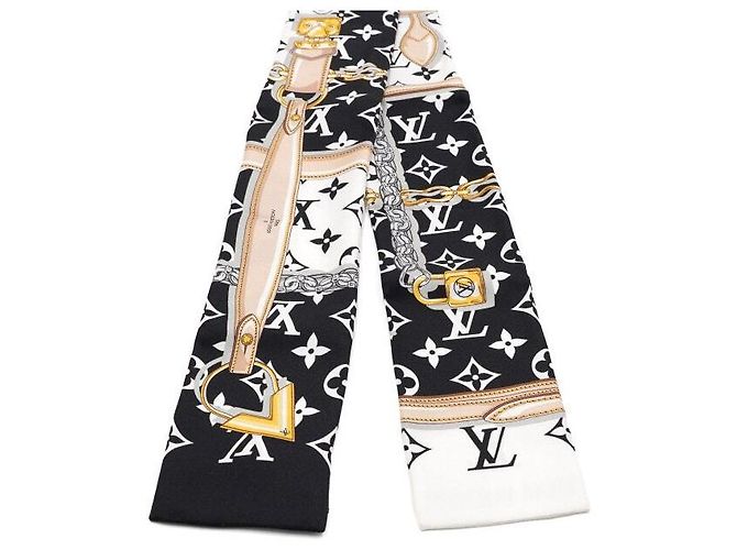 Louis Vuitton Bufanda de seda Monogram Confidential Multicolor - vista 4