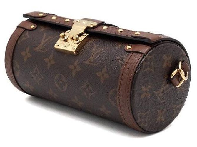 Louis Vuitton Borsa a spalla e borsa crossbody in tela monogramma Papillon D'oro - vista 3
