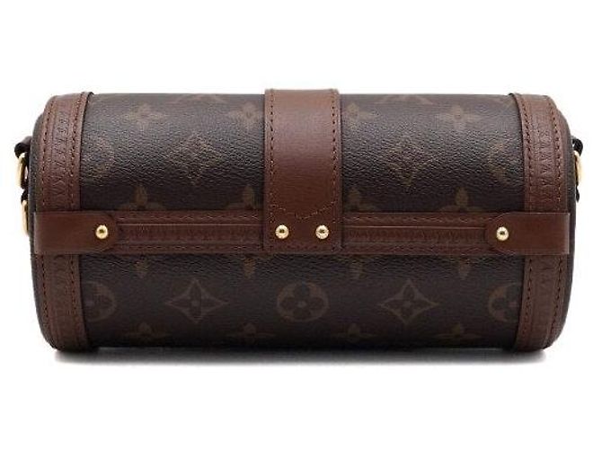 Louis Vuitton Borsa a spalla e borsa crossbody in tela monogramma Papillon D'oro - vista 5