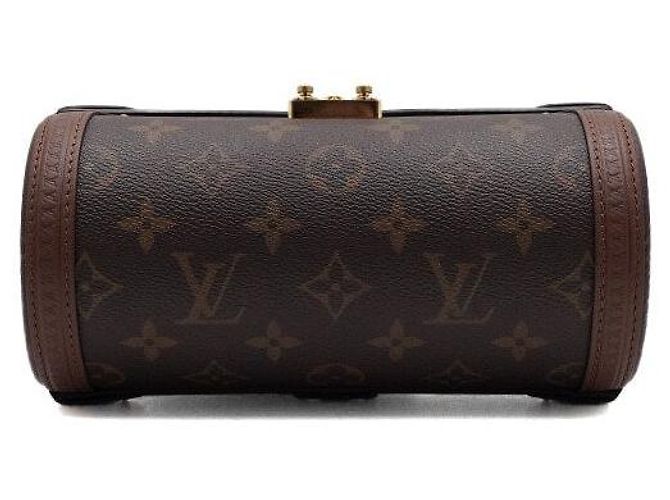 Louis Vuitton Borsa a spalla e borsa crossbody in tela monogramma Papillon D'oro - vista 8