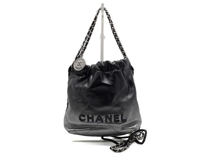 Chanel Mini borsa a spalla in metallo argento e borsa a tracolla - vista 2