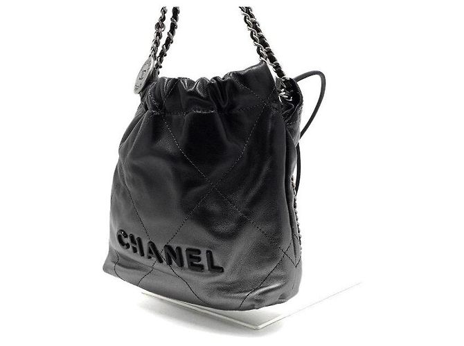 Chanel Mini borsa a spalla in metallo argento e borsa a tracolla - vista 3