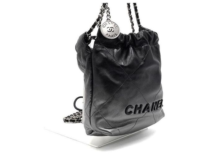 Chanel Mini borsa a spalla in metallo argento e borsa a tracolla - vista 4