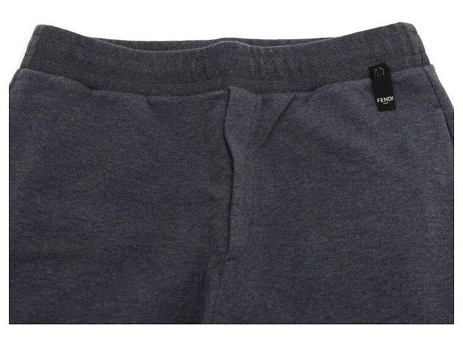 Fendi Calças de jogging em algodão cinza Marrom - vista 5