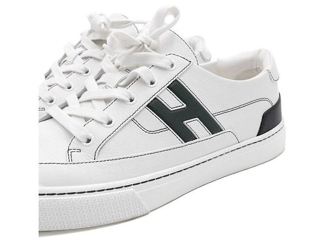Hermès Sneakers Bianchi Profondi da Uomo Bianco - vista 5