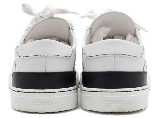Hermès Sneakers Bianchi Profondi da Uomo Bianco - vista 6