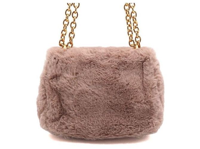 Tom Ford BORSO A SPALLA MINI IN PELLE MORBIDA ROSA CON CATENA D'ORO - vista 4