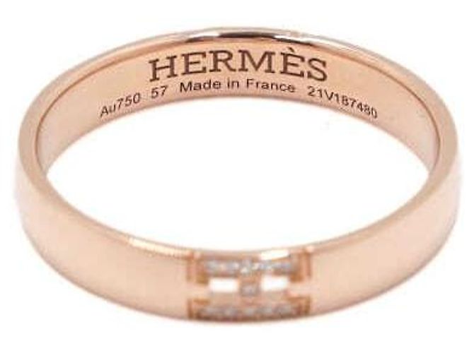 Hermès Herakles Diamant Ehering Größe Pink - Ansicht 4