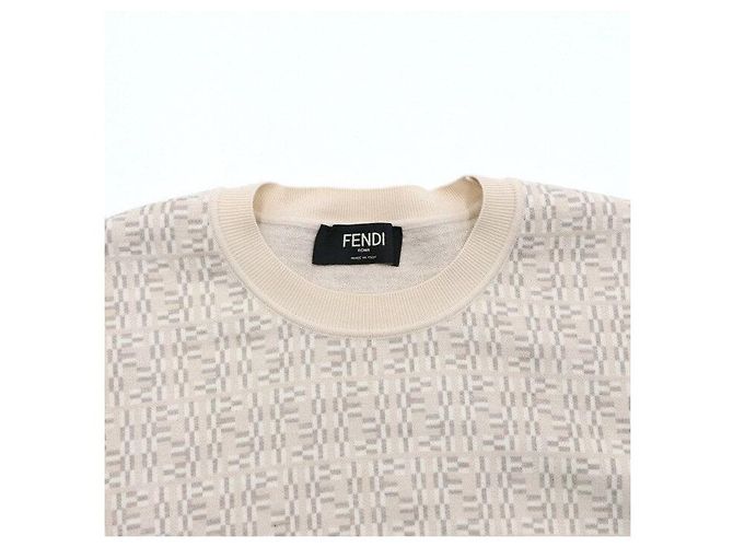 Fendi Strickpullover mit Rundhalsausschnitt und FF-Logo für Herren - Ansicht 5