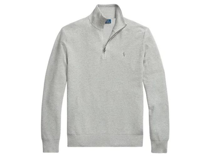 Ralph Lauren Strickpullover mit halbem Reißverschluss und Pony-Logo - Ansicht 4