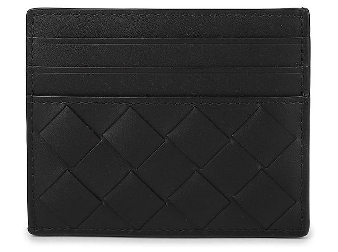 Bottega Veneta Tarjetero Intrecciato Negro - vista 3