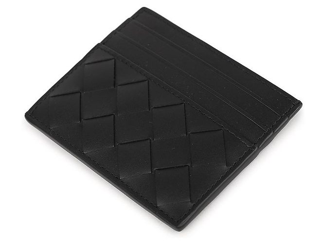 Bottega Veneta Tarjetero Intrecciato Negro - vista 6