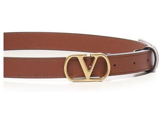 Valentino Logo Signature Gürtel Rot - Ansicht 5