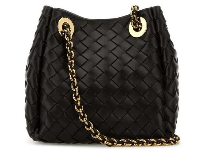 Bottega Veneta Piccolo Paracadute a Catena Nero - vista 5