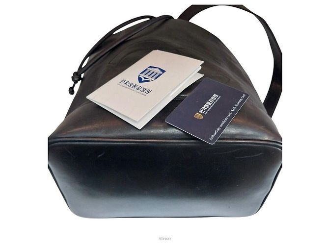 Chanel Vintage CC Bucket Drawstring One Shoulder Backpack Sling Bag Black - view 5