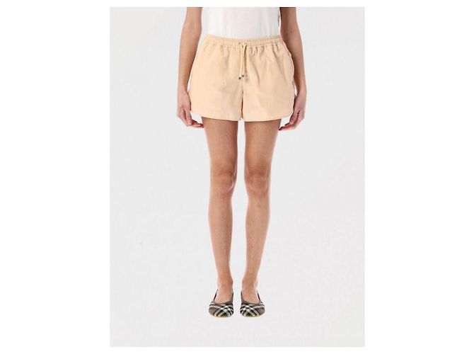 Burberry Nylon-Baumwoll-Shorts Orange - Ansicht 4