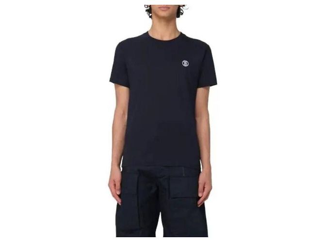 Burberry Kurzarm-T-Shirt mit gesticktem Logo Schwarz - Ansicht 4