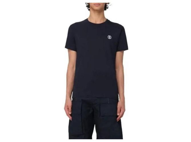 Burberry Kurzarm-T-Shirt mit gesticktem Logo Schwarz - Ansicht 5