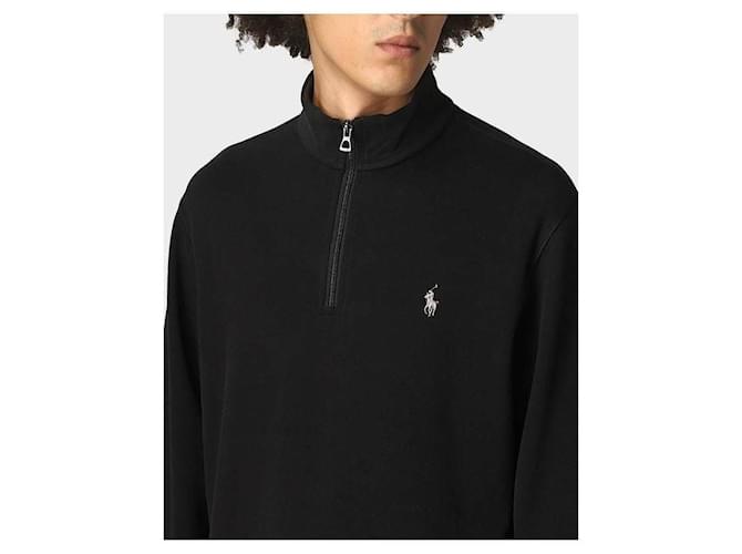 Ralph Lauren Pullover con zip a quarto e logo pony Bianco - vista 5