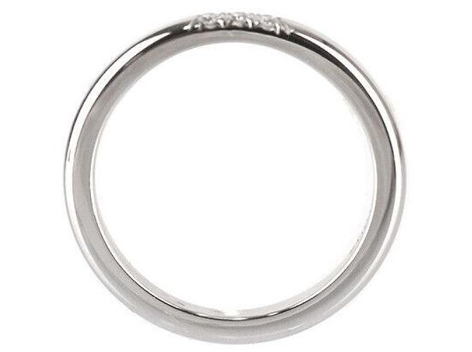 Tiffany & Co Fede nuziale eterna in platino con diamante - Taglia Argento - vista 2