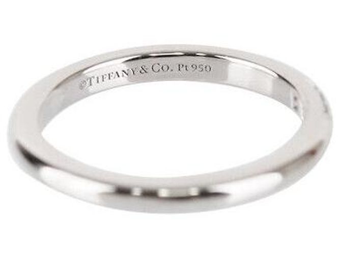 Tiffany & Co Fede nuziale eterna in platino con diamante - Taglia Argento - vista 5