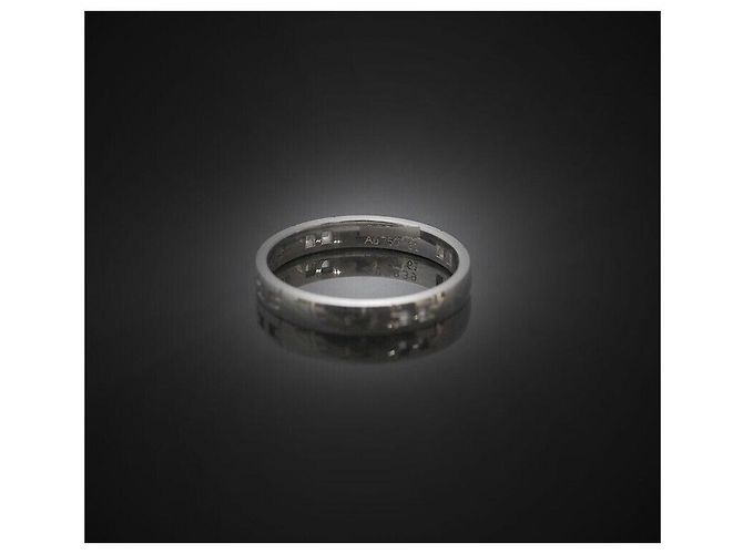 Ring Hermès Anillo Hércules Oro Blanco Tamaño Negro - vista 5