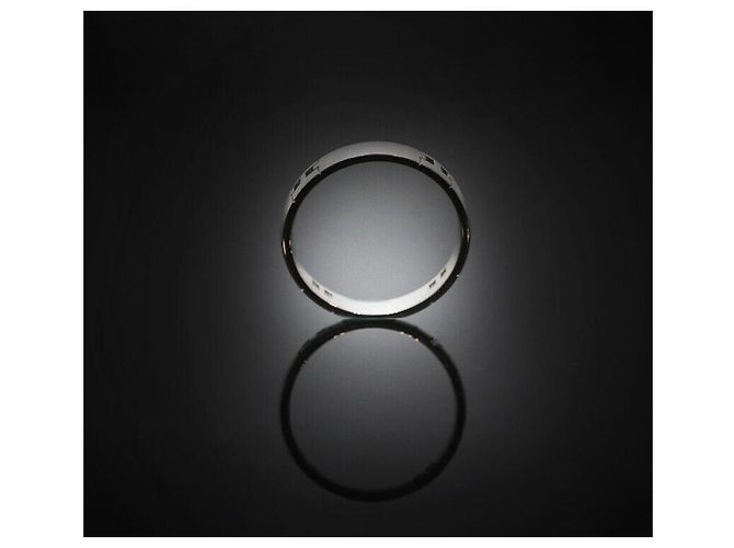 Ring Hermès Anillo Hércules Oro Blanco Tamaño Negro - vista 7