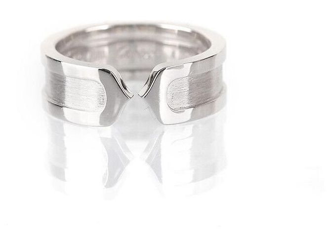 Cartier Doppelte Ring Größe aus Weißgold - Ansicht 4