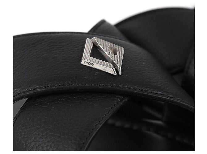 Dior Sahara Chris Borsa in Pelle Incrociata Nero - vista 7