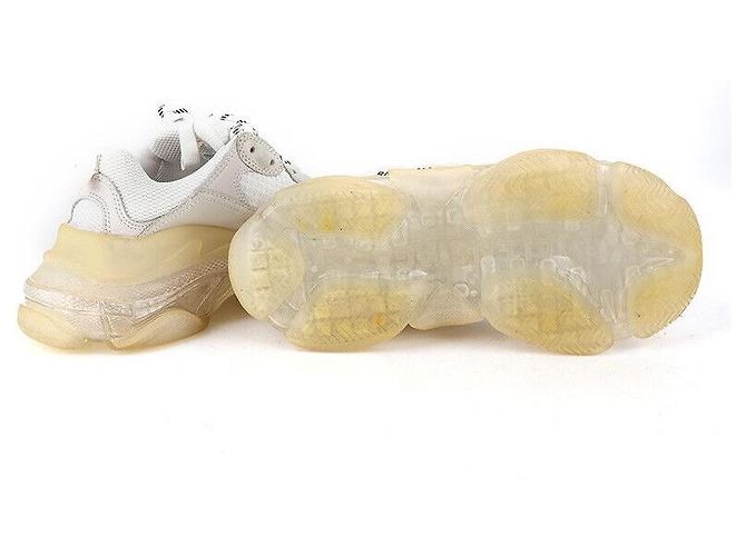 Balenciaga Sneakers Triple Suola Trasparente Multicolore - vista 4