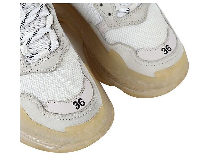 Balenciaga Sneakers Triple Suola Trasparente Multicolore - vista 5