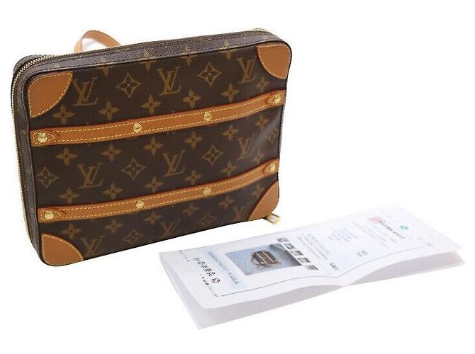 Louis Vuitton Borsa a Spalla Soft Trunk Messenger MM Borsa a Tracolla Borsa Messenger Nero - vista 8