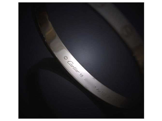 Cartier Bracciale Love Modello Classico Oro Bianco - vista 7