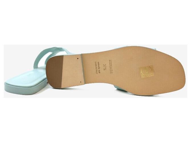 Hermès Pantofole Oran Vertembru Bianco - vista 5