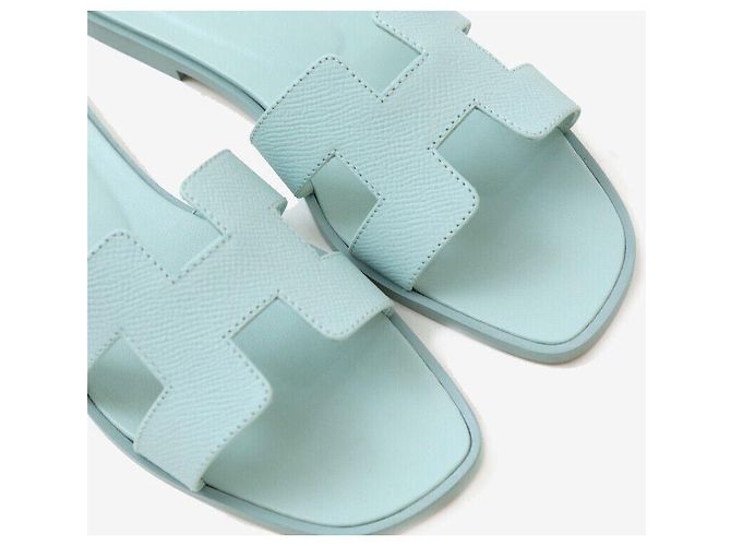 Hermès Pantofole Oran Vertembru Bianco - vista 6