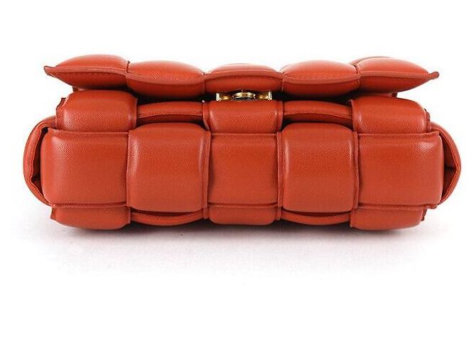 Cassette Bottega Veneta Bolsa de ombro com corrente acolchoada Vermelho - vista 4